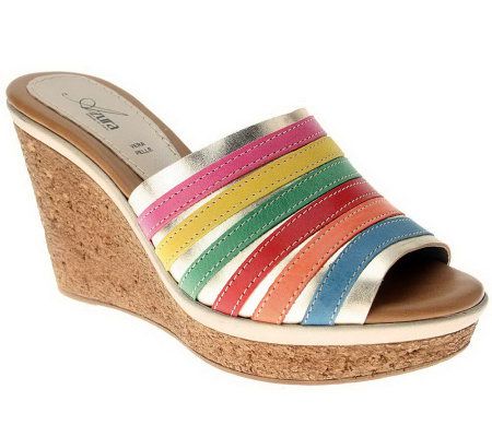 Azuras Camino Leather Slide Sandals - A328740