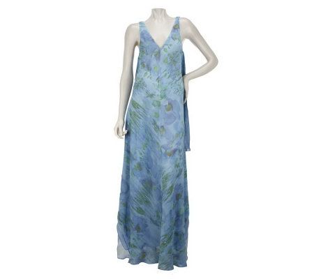 CE by Cristina Ehrlich Floral Print Maxi Dress - A223841