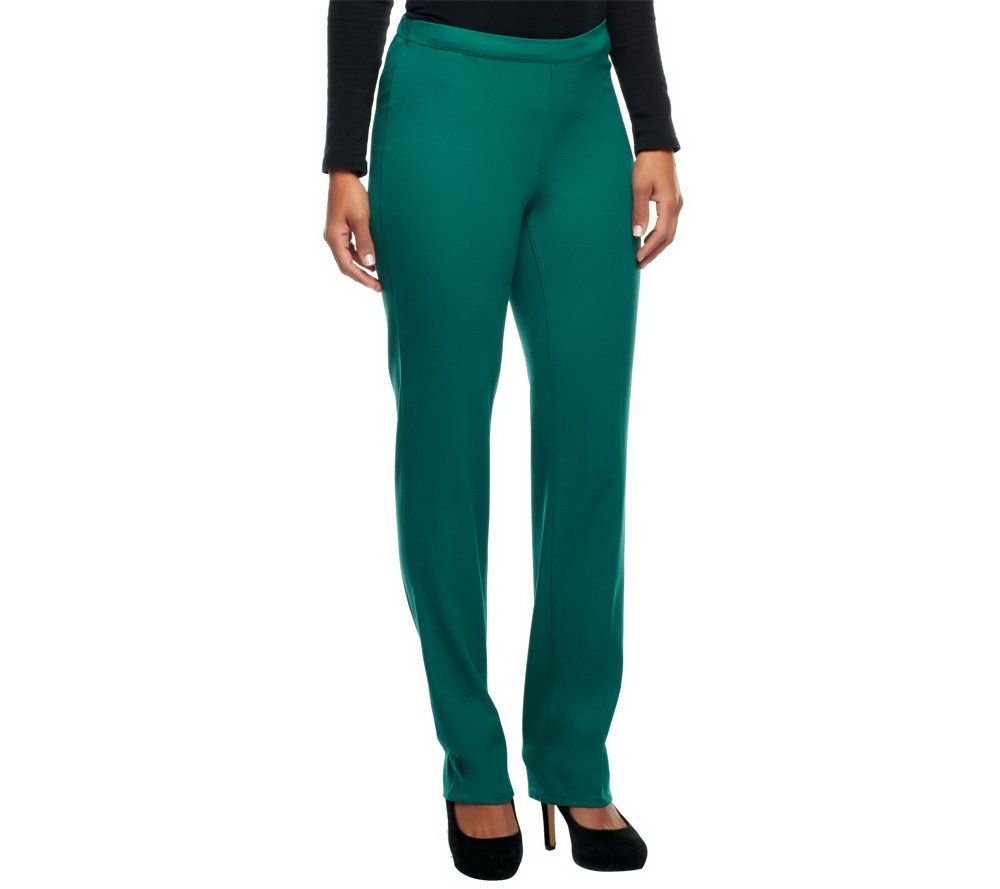 Isaac Mizrahi Live! 24/7 Stretch Petite Full Length Pants - A230741