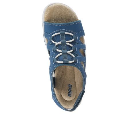 Ryka Cozi Fisherman Sandals with Cut-Out Detail