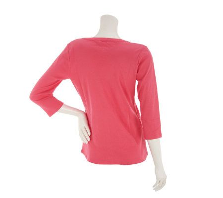 Liz Claiborne New York Essentials 3/4 Sleeve V-neck Cardigan