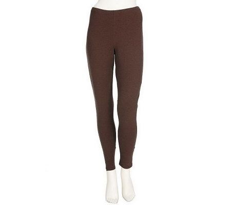 As Is Women with Control Stretch Pull-on Leggings with Side Slit - A237141