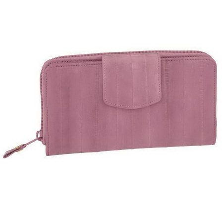 Lee Sands Ladies Eelskin Clutch Wallet - A188342