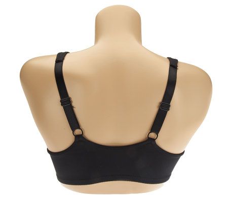 Barely Breezies Front Closure Seamless Racerback Modesty Bra