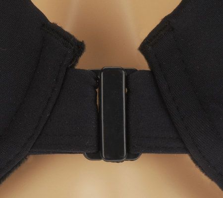 Barely Breezies Front Closure Seamless Racerback Modesty Bra