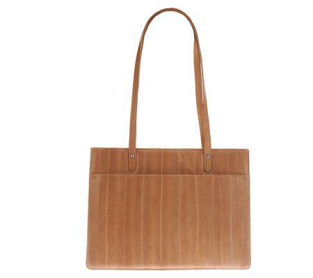 Lee Sands Ladies Structured Eelskin Handbag - A231842