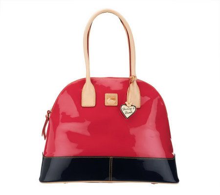 dooney and bourke patent leather satchel