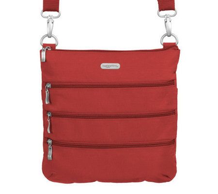 baggallini Crinkle Nylon Big Zipper Bagg - A317042