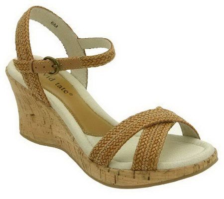 David Tate Bailey Wedge Sandals - A328442
