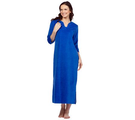 Quacker Factory Sparkle and Shine Lounge Dress - A218343