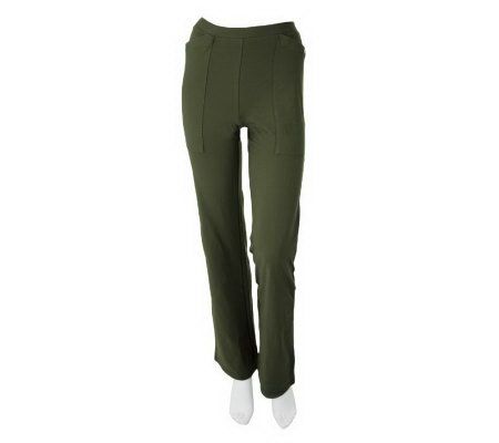 Women with Control Petite Pull-on Utility Pants - A229643