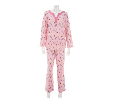 SleepIn by Bedhead PJs Vintage Bells 2-Pc Tee & Pant Lounge Set - A230143