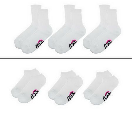 As Is Jox Sox Womens 3-Pack Cushioned Socks - A237743