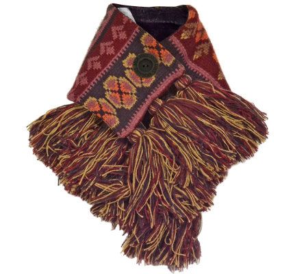 Muk Luks Flower Fairisle Neck Warmer - A320443