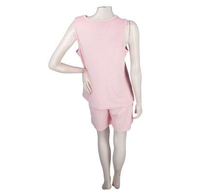 Sport Savvy Crochet Trim Knit Terry 4-piece Wardrober