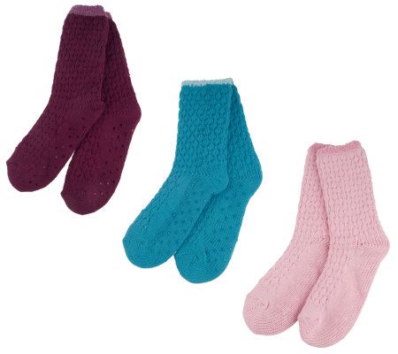 Legacy Set of 3 Slipper Socks - A210244