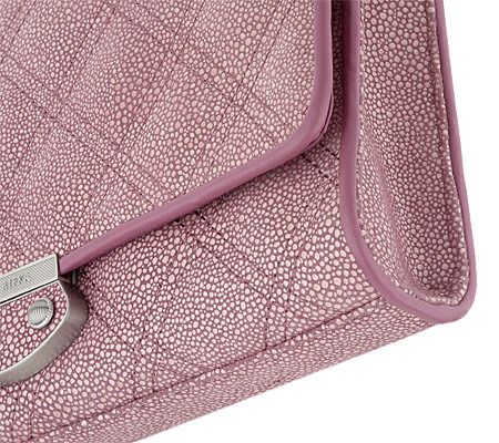 Judith Ripka MercerQuilted Stingray Embossed Shoulder Bag