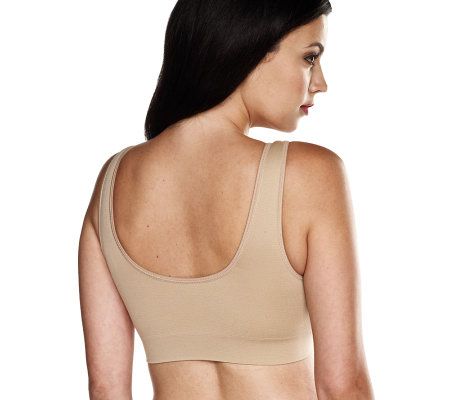 Genie Bra Set of 6 Seamless Bras with 6 Sets of Modesty Pads