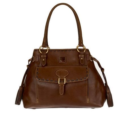 Dooney & Bourke Florentine Leather Medium Pocket Tassel Bag - A219944