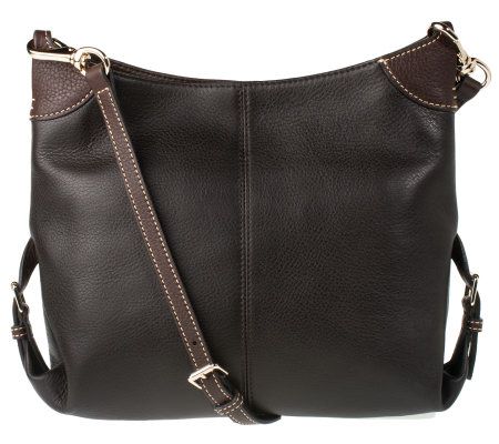 Dooney & Bourke Leather Hobo with Detachable Crossbody Strap