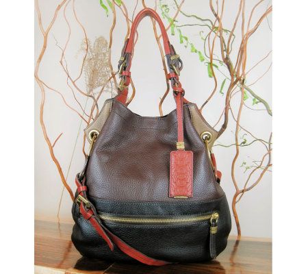 orYANY Pebble Leather Sydney Large Hobo Bag