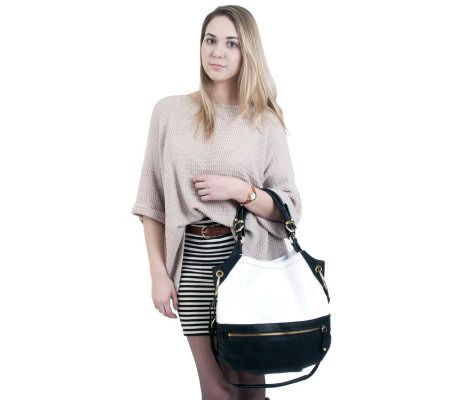 orYANY Pebble Leather Sydney Large Hobo Bag