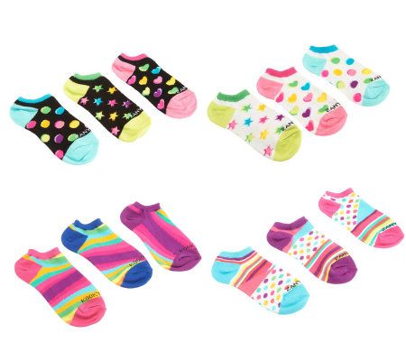 little missmatched 12-pack Stripes,Hearts& Dots Liners - A223644
