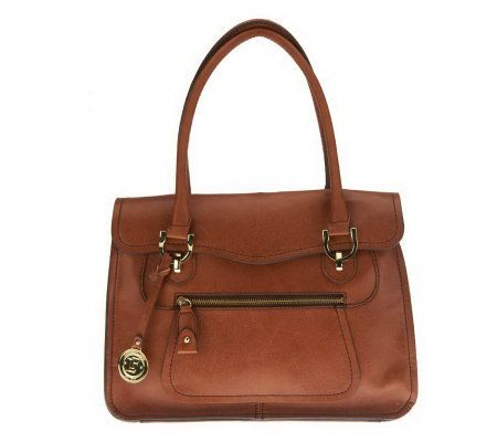 London Fog Knightsbridge Tote with Flap Closure - A226544