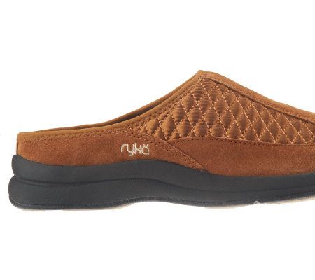 Ryka Slip-on Sateen Quilted Clogs