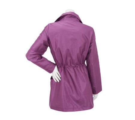 Dennis Basso Tie-Waist Iridescent Taffeta Jacket