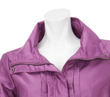 Dennis Basso Tie-Waist Iridescent Taffeta Jacket