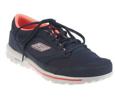 Skechers GOwalk Lace-up Sneakers with Mesh Detail - A232444
