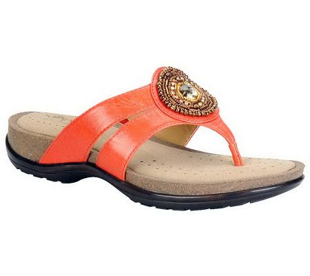 Softspots Celene Thong Sandals - A328344