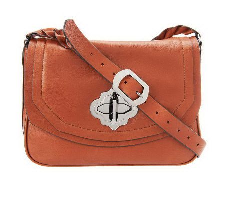 orYANY Leather Celeste Turnlock Shoulder Bag - A222245