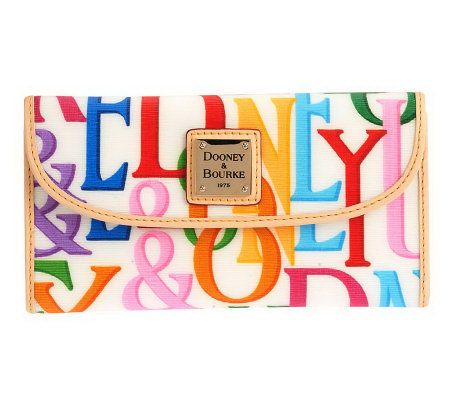 Dooney & Bourke Coated Cotton Retro Clutch - A222945