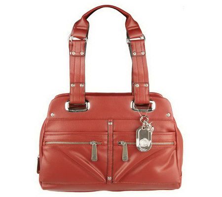 As Is Liz Claiborne New York Double Handle Swagger Satchel - A223245