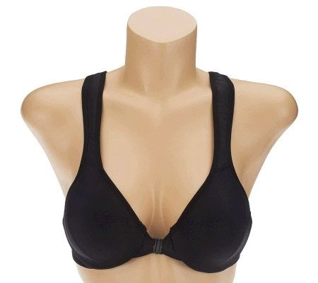 Breezies Microfiber Front Closure Bra with Comfort Straps - A225945