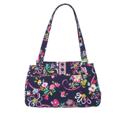 Vera Bradley Signature Print Edie Satchel