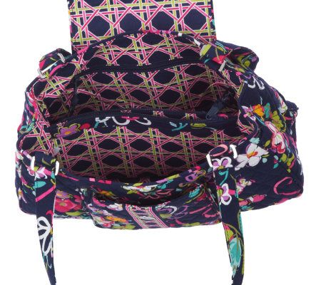 Vera Bradley Signature Print Edie Satchel