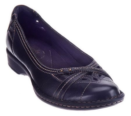 Clarks Bendables Recent Angora Leather Slip-on Shoes - A228145