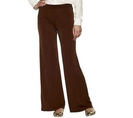 As Is Isaac Mizrahi Live! Matte Jersey Elastic Waist Pants - A237145