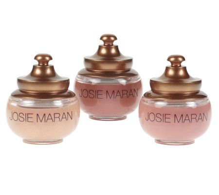 Josie Maran Argan Set of 3 Lip Treatment Pots - A218046