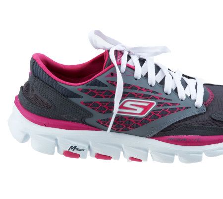 Skechers GOrun Ride Lace-Up Lightweight Mesh Sneakers