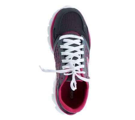 Skechers GOrun Ride Lace-Up Lightweight Mesh Sneakers