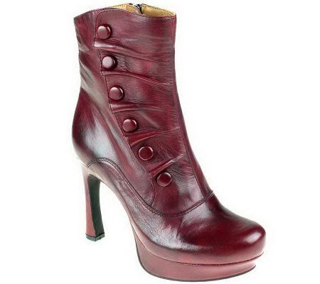 Earthies Ferrara Leather Platform Boots - A325946