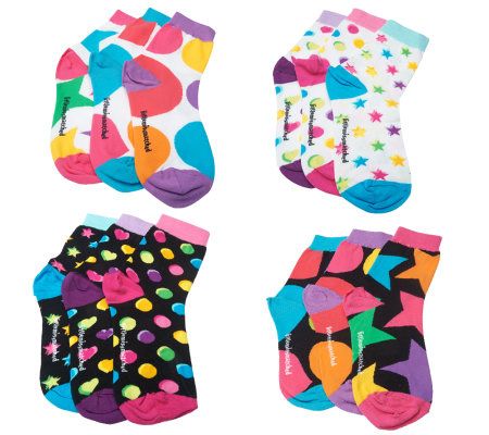 little missmatched CrazyCoordinate Hearts & Stars Crew Socks - A222947