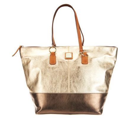 Dooney & Bourke Leather O-Ring Shopper - A231447