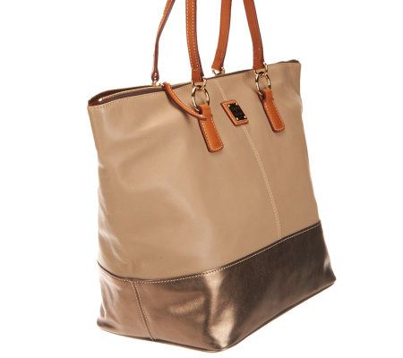 Dooney & Bourke Leather O-Ring Shopper