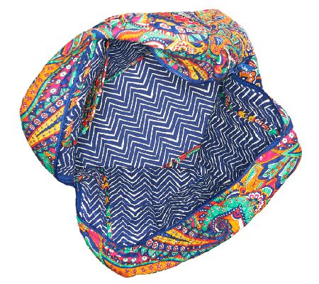 Vera Bradley Signature Print Travel Bag and Slim Cosmetic Case