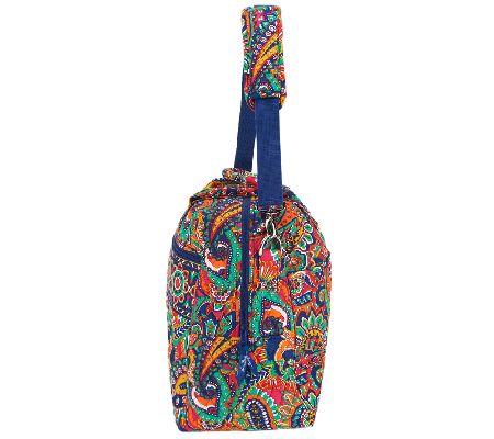 Vera Bradley Signature Print Travel Bag and Slim Cosmetic Case